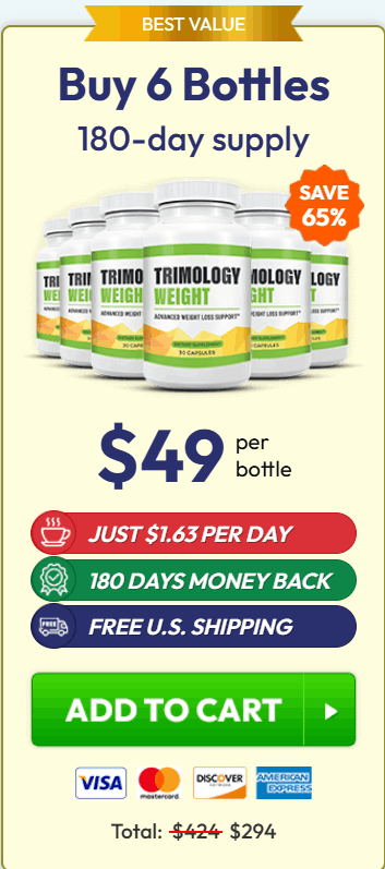 Trimology 6 $49/bottle